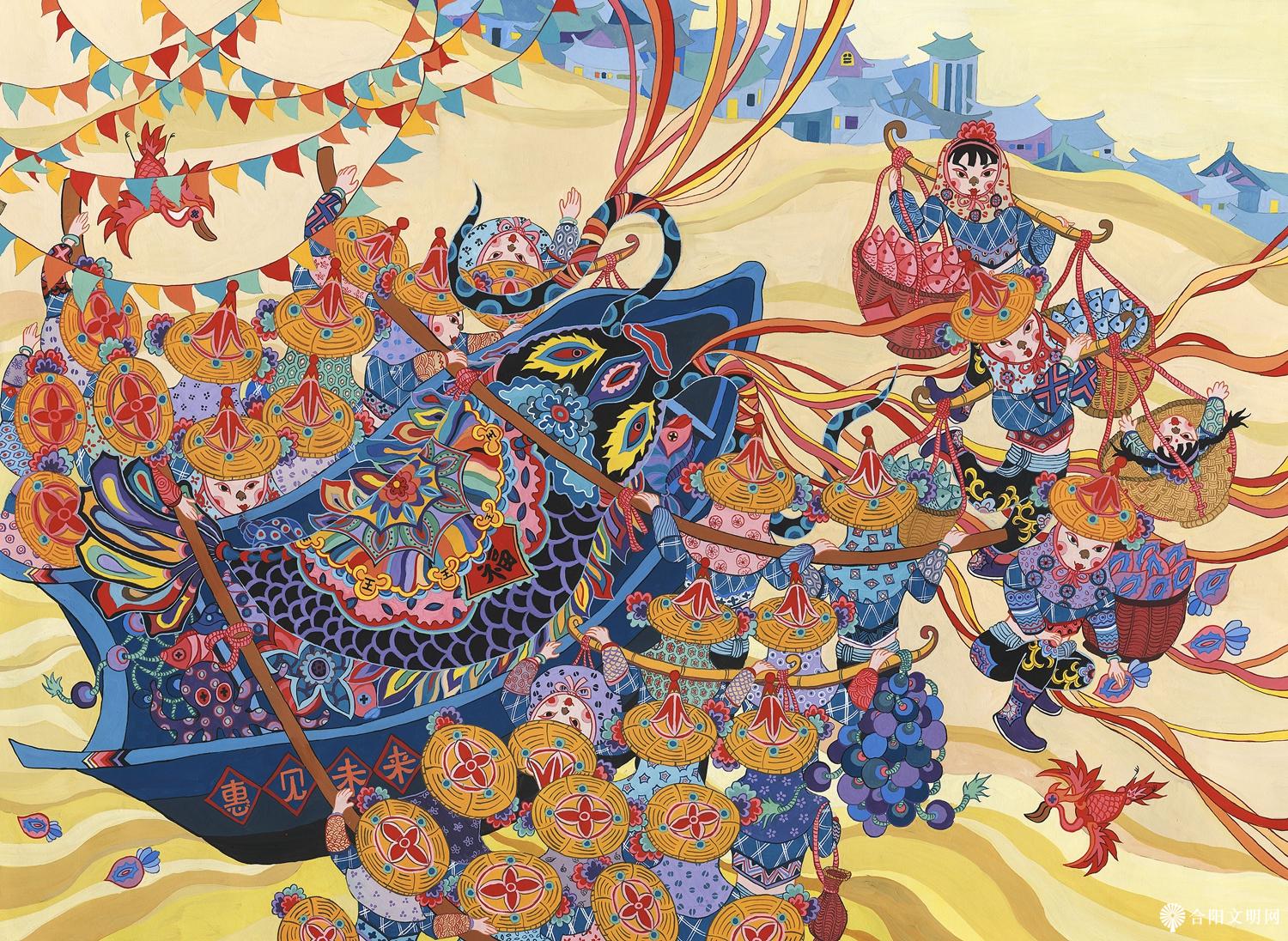 68-柯亦斌 年年有鱼惠见未来 福建 78×108cm.jpg