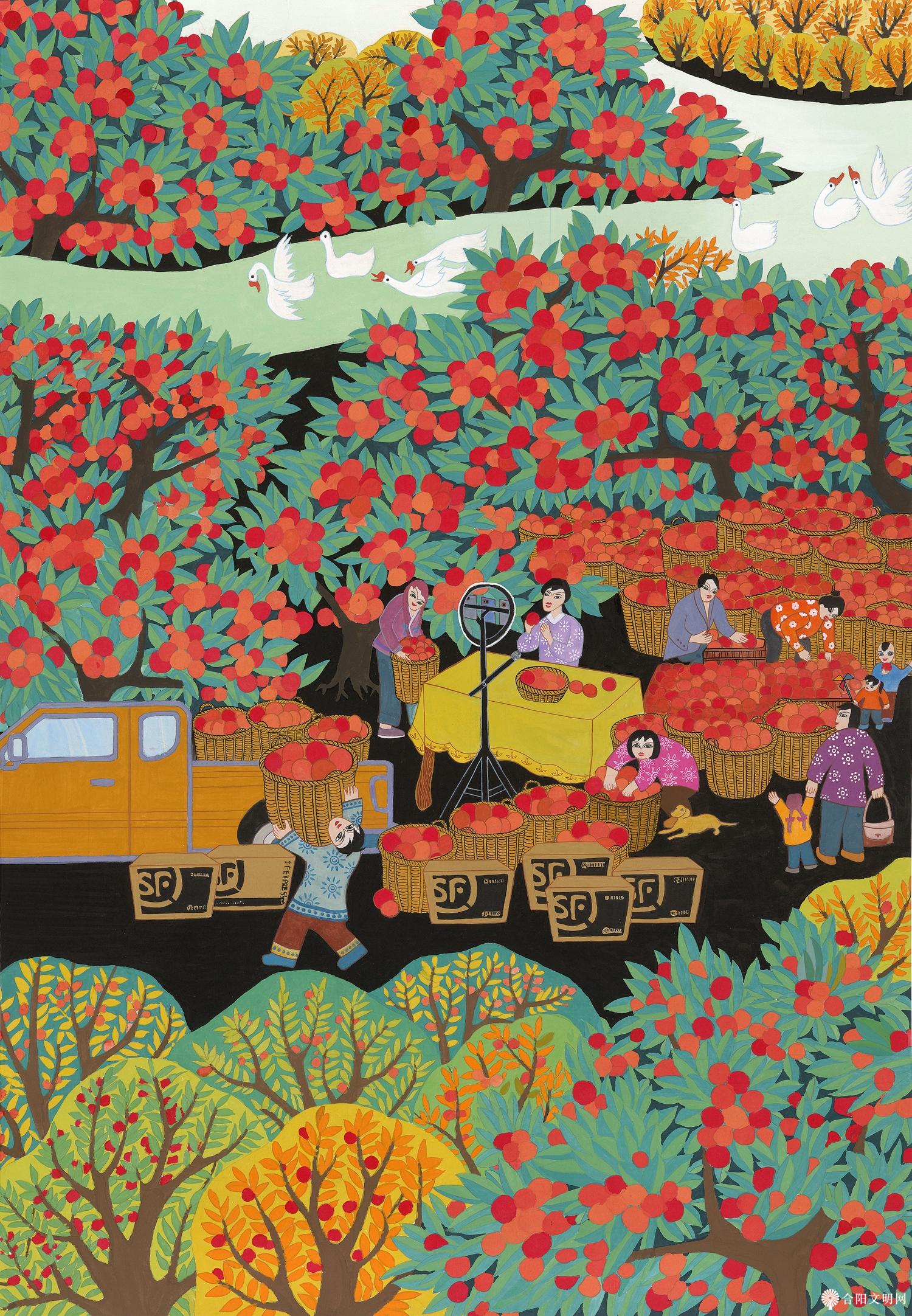 7-曹江萍 直播点亮新生活 江苏 130×90cm.jpg