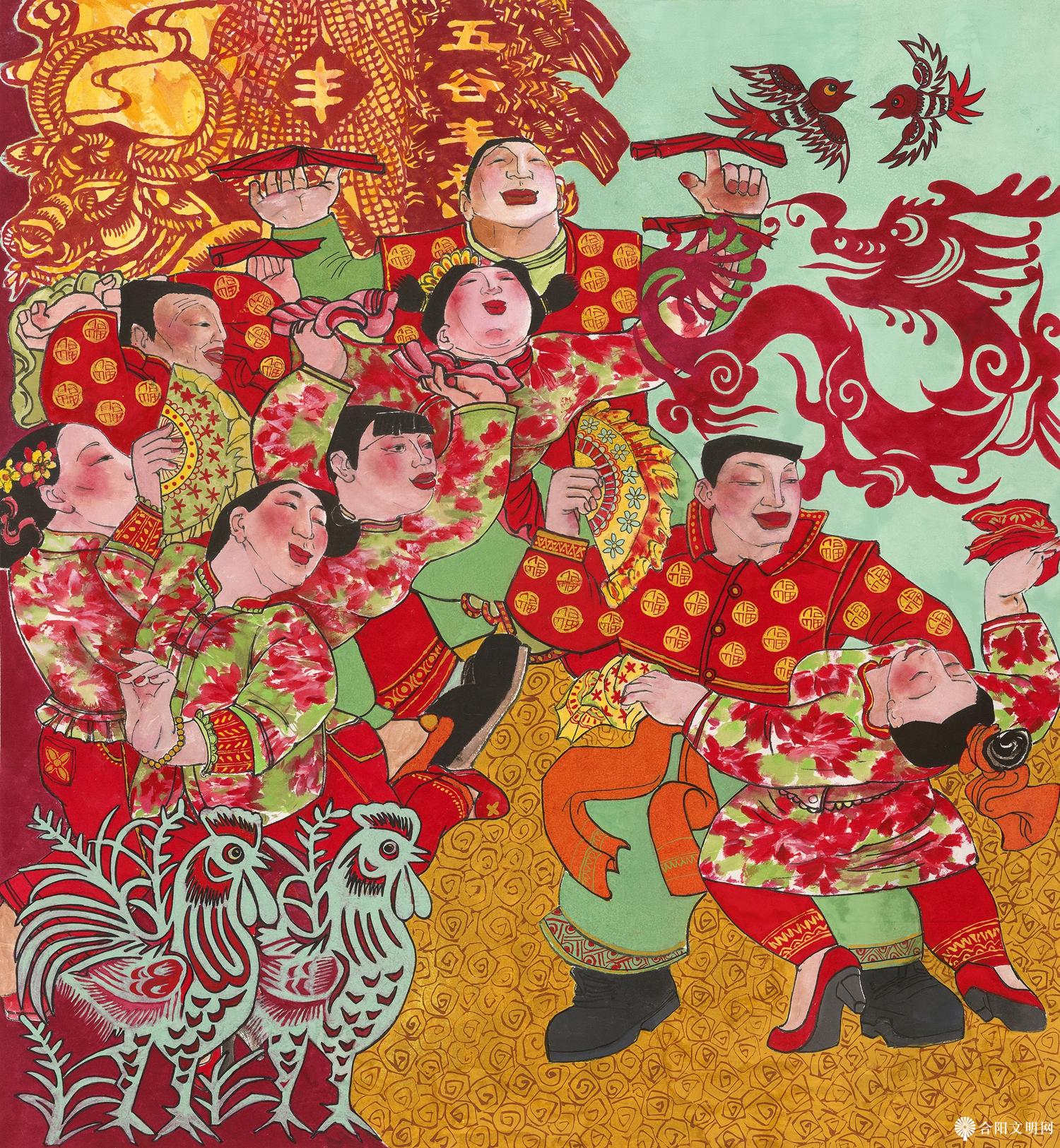 30-刁金 扭春歌 沈阳 128×118cm.jpg