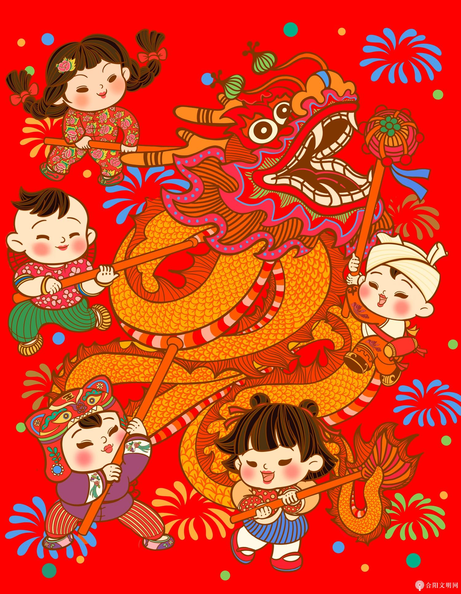 148 邵陆芸 付月颖五子闹春 湖南 90x120cm .jpg